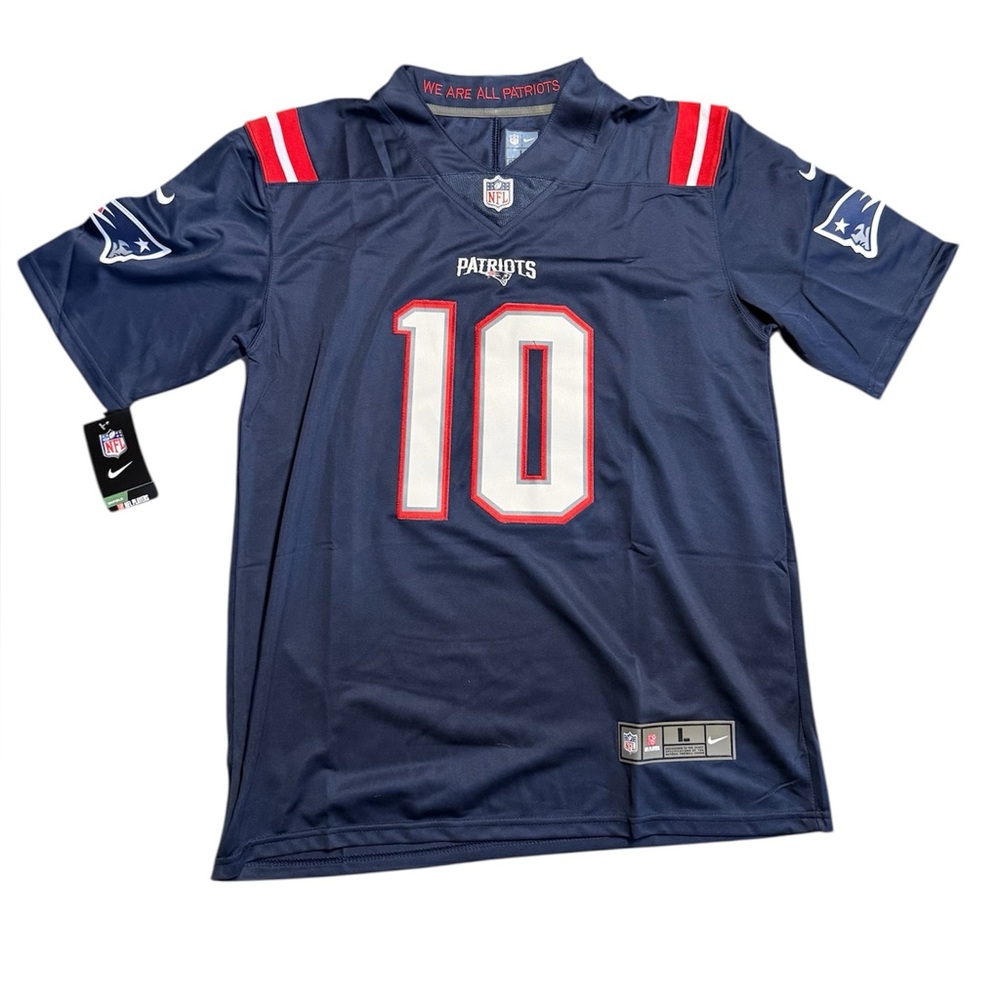 Brand New New England Patriots Drake Maye #10 Men’s Large